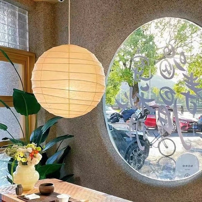 Globe Lantern Pendant Light For Living Room Dining Room & Bedroom