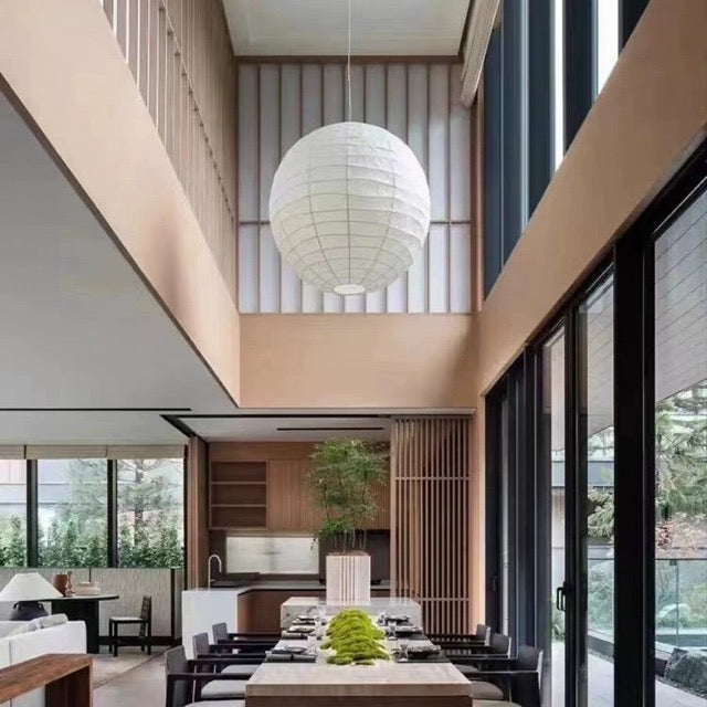 Globe Lantern Pendant Light For Living Room Dining Room & Bedroom