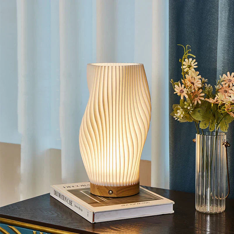 Sculptural Table Lamp | Dimmable Soft Ambient Lighting