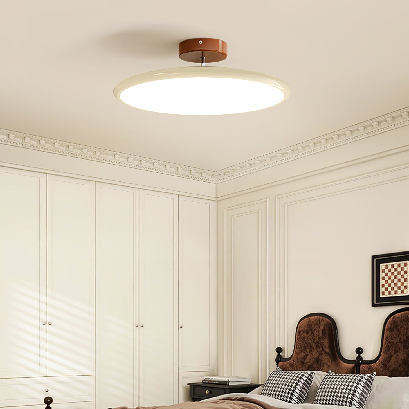 Modern Round Ceiling Light | Soft Ambient Lighting