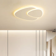 Elliptical LED Ceiling Light | Modern Flush Mount For Bedroom And Living Room