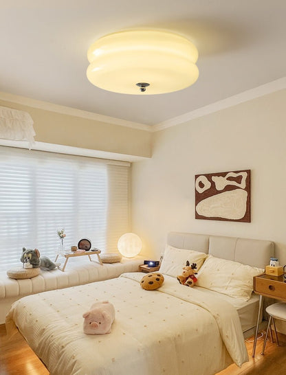 Art Deco Ceiling Light | Retro Flush Mount For Bedroom & Living Room