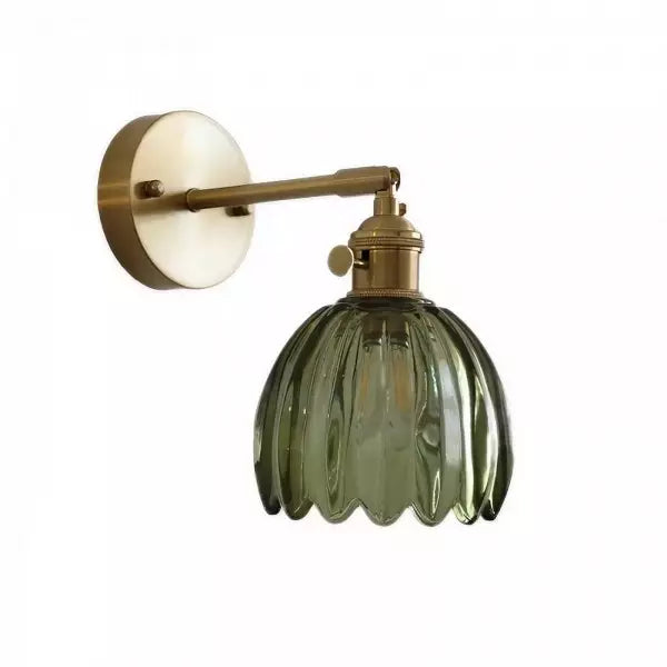 Tulip Wall Light | Vintage Style E27 For Living Room Bedroom Hallway