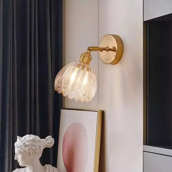 Tulip Wall Light | Vintage Style E27 For Living Room Bedroom Hallway