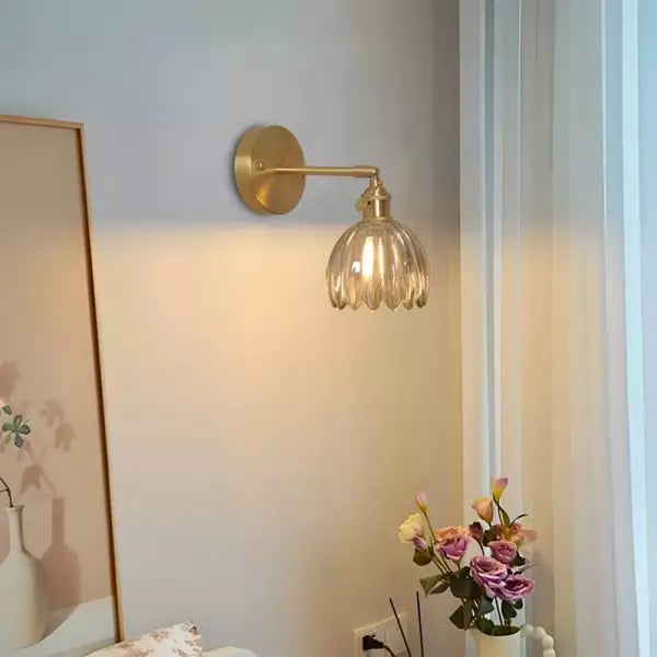 Tulip Wall Light | Vintage Style E27 For Living Room Bedroom Hallway