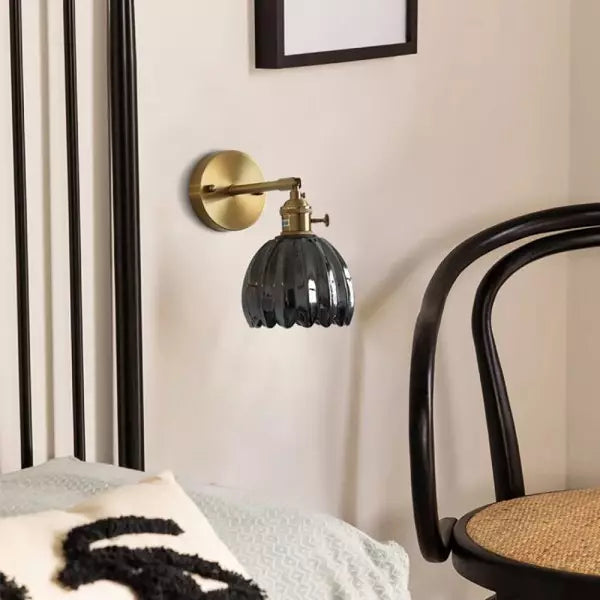 Tulip Wall Light | Vintage Style E27 For Living Room Bedroom Hallway