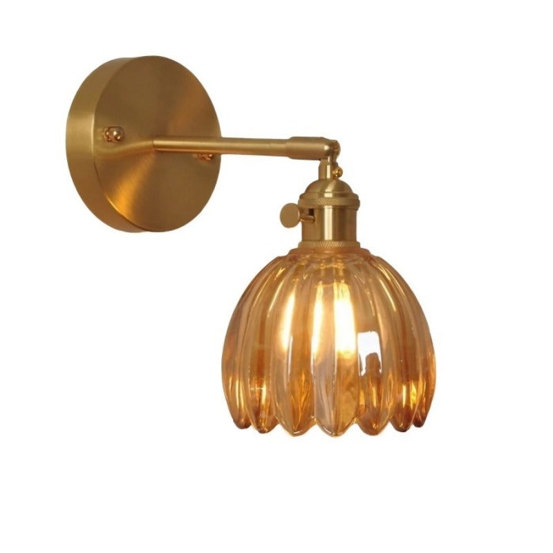 Tulip Wall Light | Vintage Style E27 For Living Room Bedroom Hallway