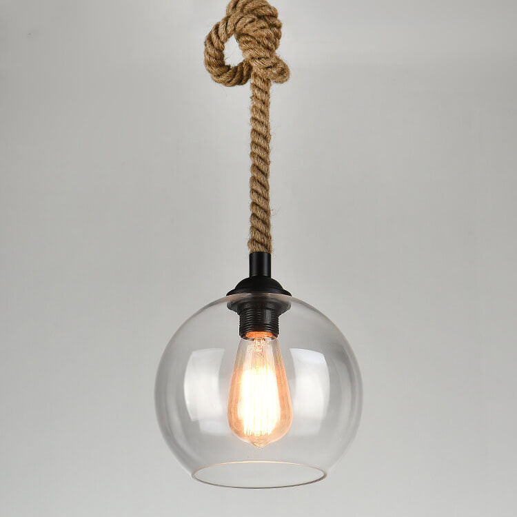 Industrial Globe Pendant Light | Dining Table & Kitchen Island Lighting