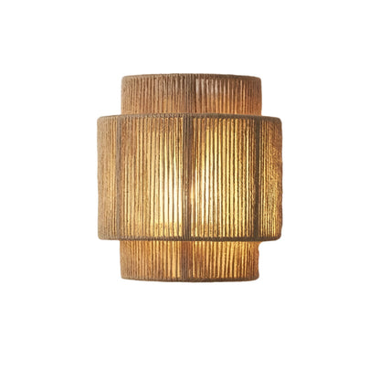 Woven Wall Lamp Sconce | Indoor Ambient Light