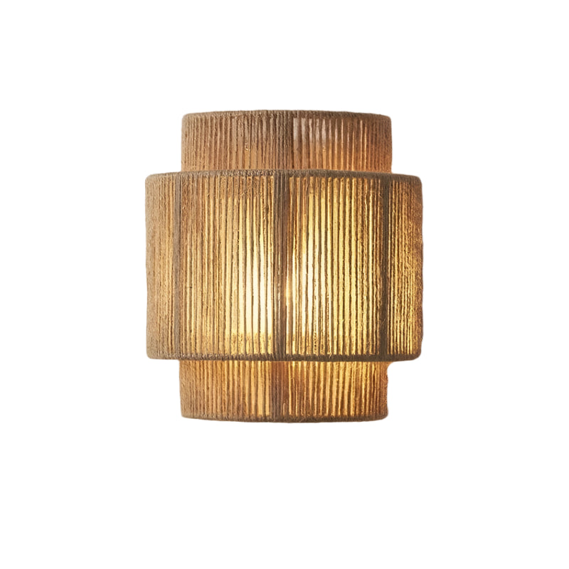 Woven Wall Lamp Sconce | Indoor Ambient Light