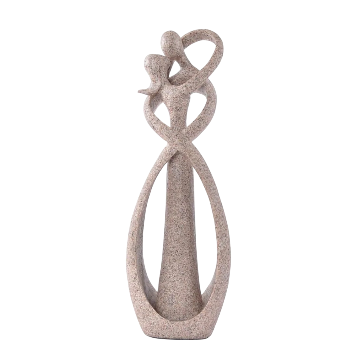 Romantic Couple Sculpture | Abstract Lovers Statue Home Decor Ornament