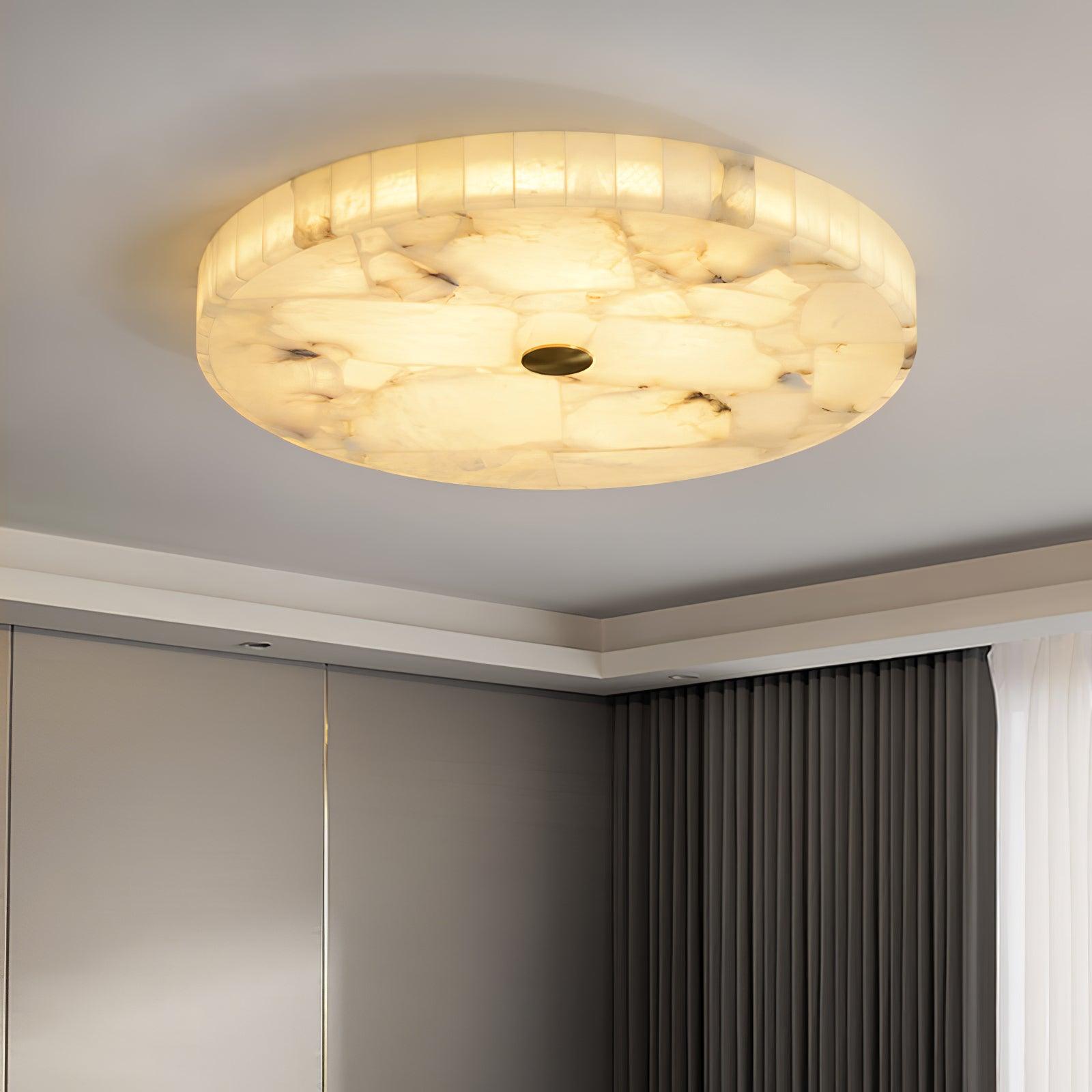 Modern Round Flush Ceiling Light Integrated LED