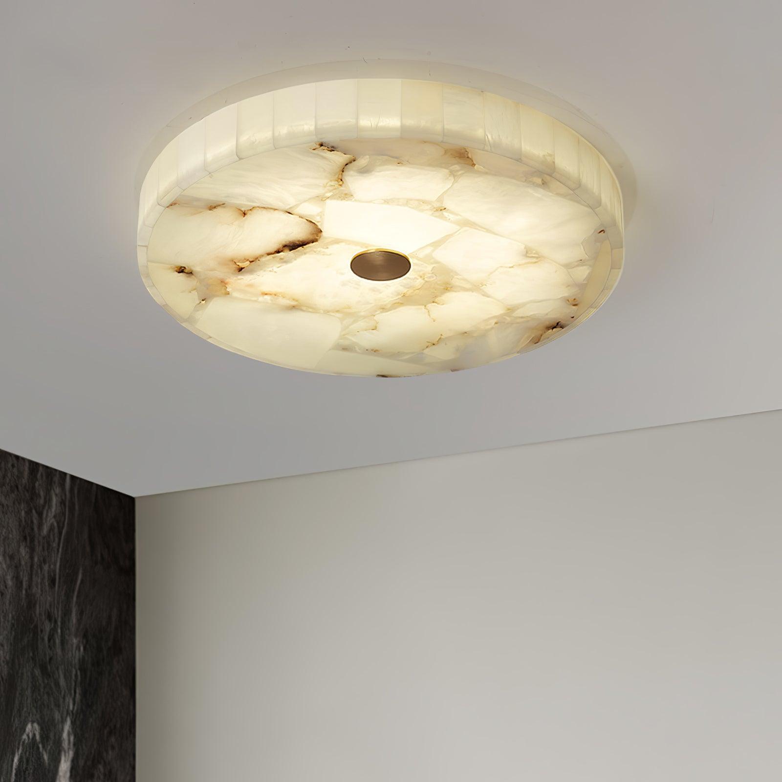 Modern Round Flush Ceiling Light Integrated LED
