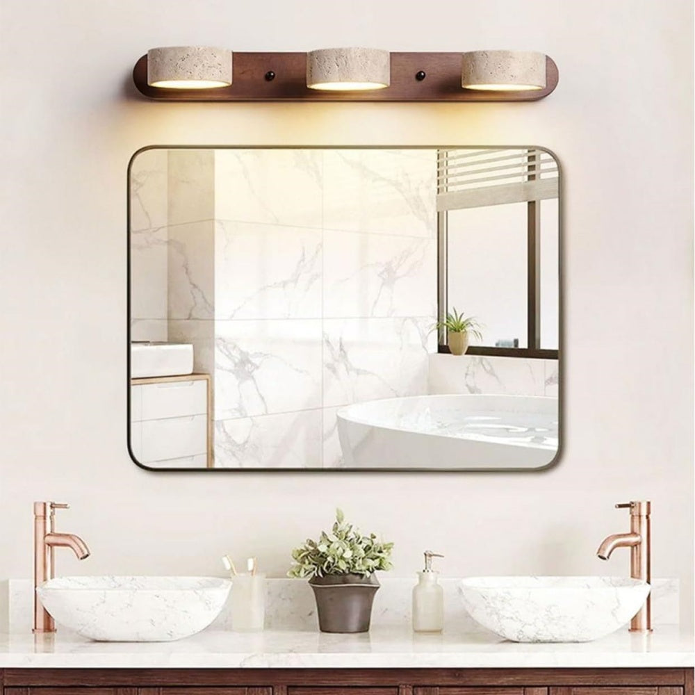 Japandi Wall Light | Adjustable Double Head Sconce For Bedroom & Hallway