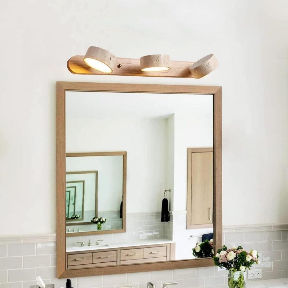 Japandi Wall Light | Adjustable Double Head Sconce For Bedroom & Hallway