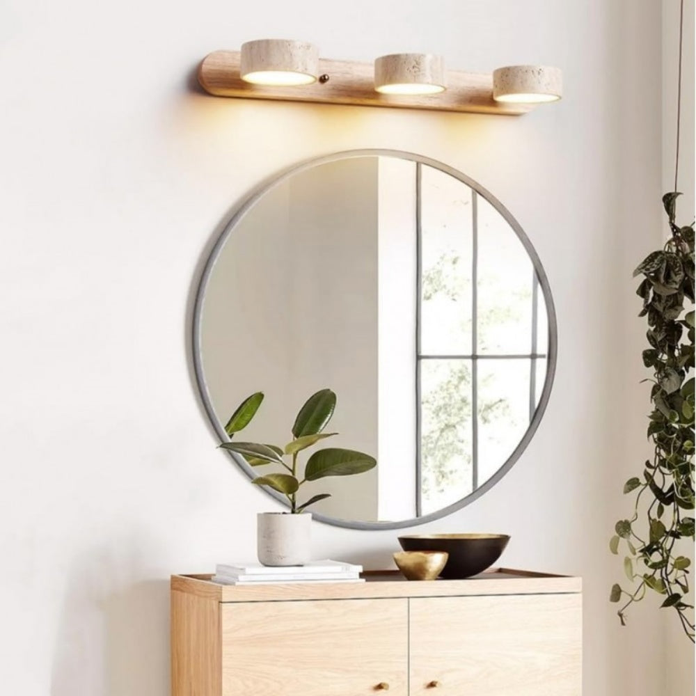 Japandi Wall Light | Adjustable Double Head Sconce For Bedroom & Hallway