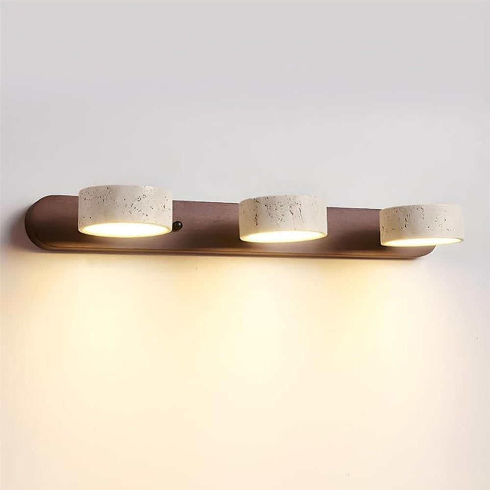 Japandi Wall Light | Adjustable Double Head Sconce For Bedroom & Hallway