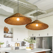 Pendant Light | Rustic Boho Woven Shade