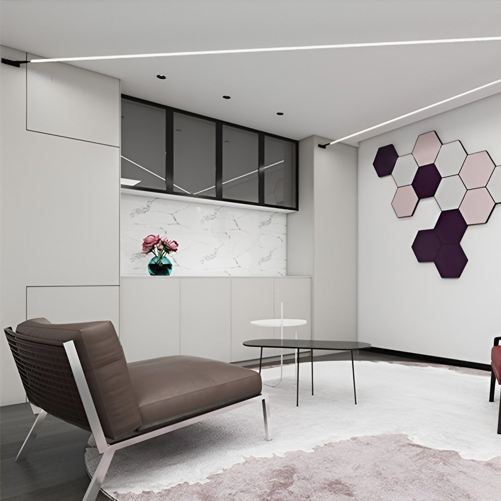 Rotatable LED Ceiling Light | Adjustable Linear Rail Lighting