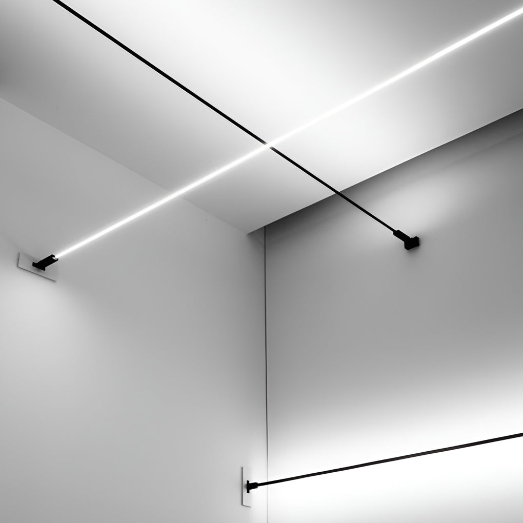 Rotatable LED Ceiling Light | Adjustable Linear Rail Lighting