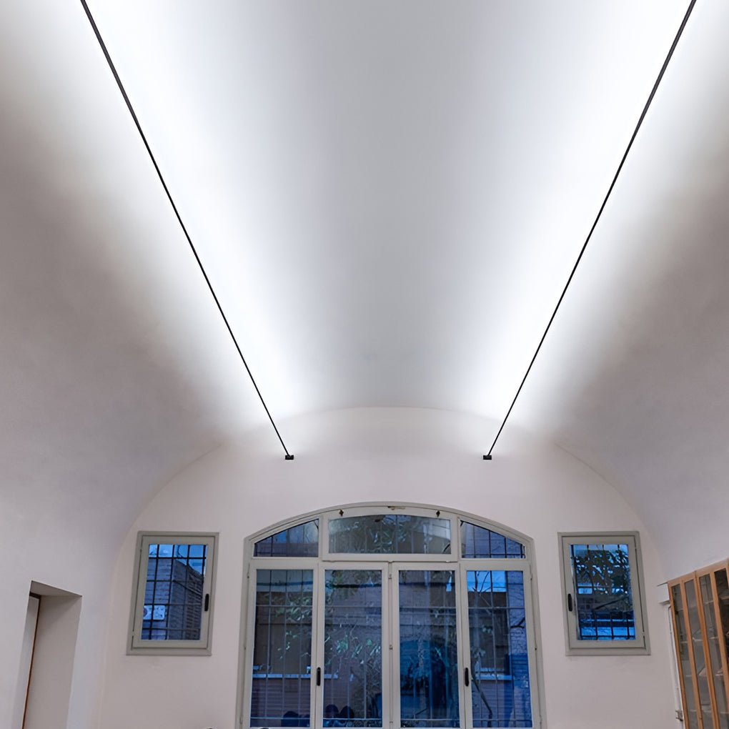 Rotatable LED Ceiling Light | Adjustable Linear Rail Lighting