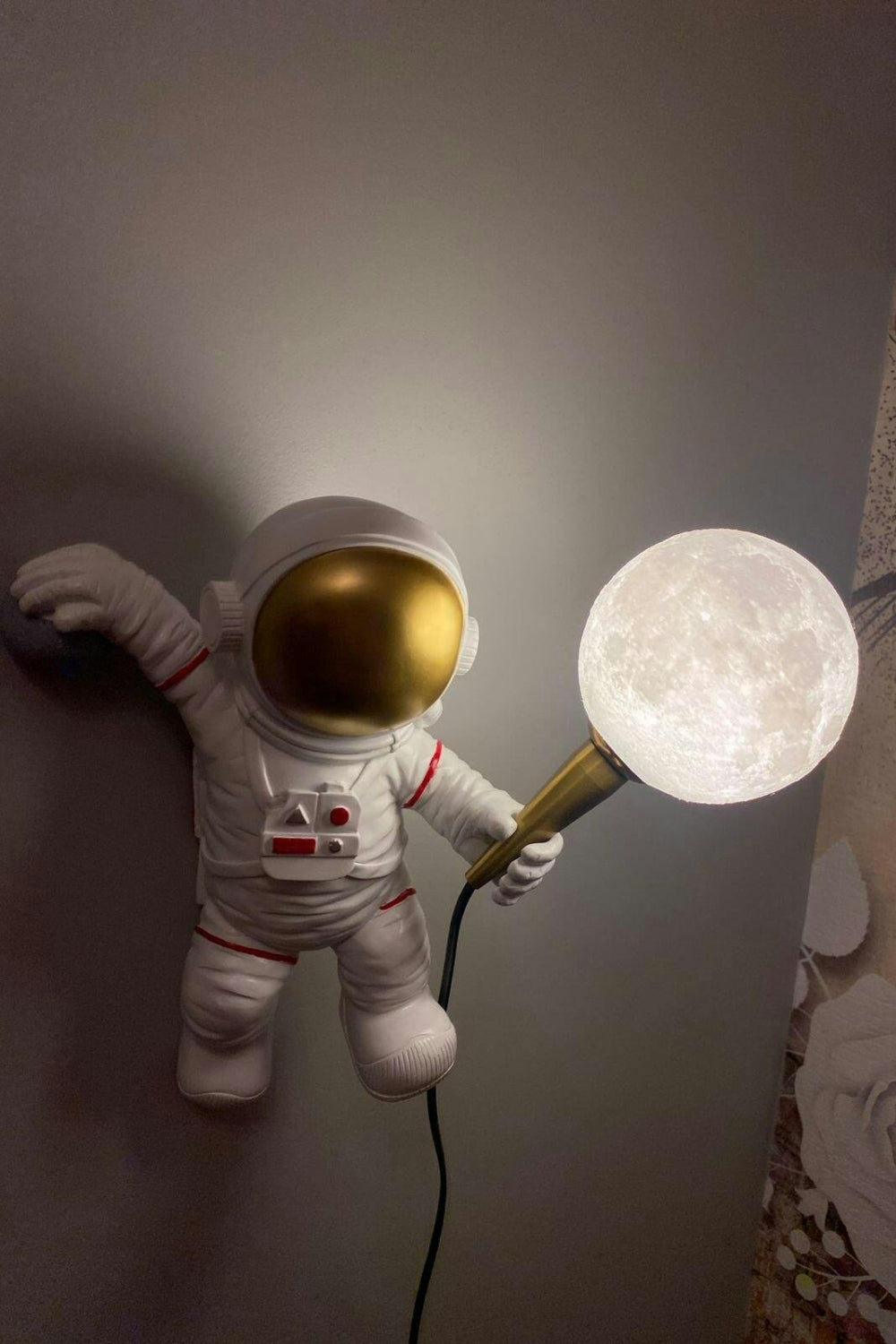 Astronaut Wall Light LED Moon Night Light