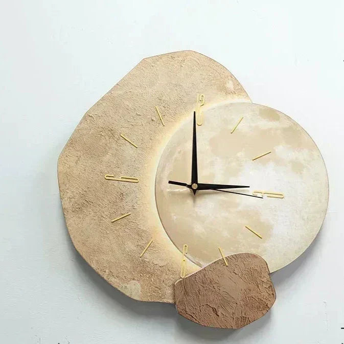 Modern Decorative Wall Clock | Silent Sweep With Ambient Backlight