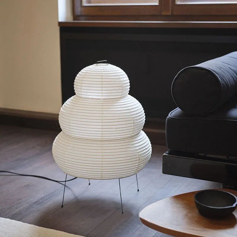 Japanese Style Floor Lamp | Dimmable Soft Ambient Lighting