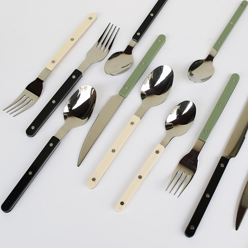 Classic Bistro Cutlery Set | Modern Stainless Steel