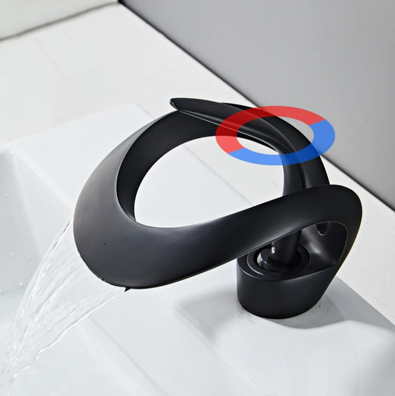 Designer Single Tap Handle Faucet | Abstract Water Spout