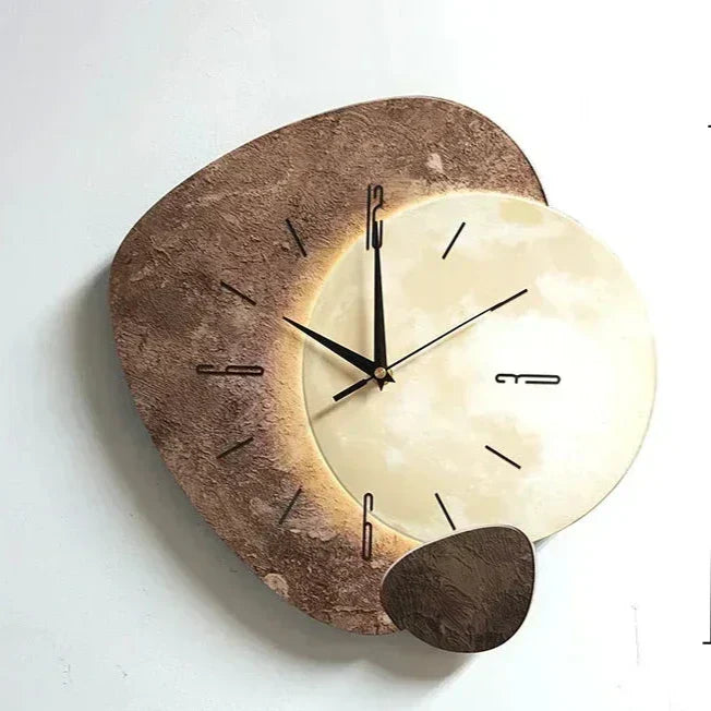 Modern Decorative Wall Clock | Silent Sweep With Ambient Backlight