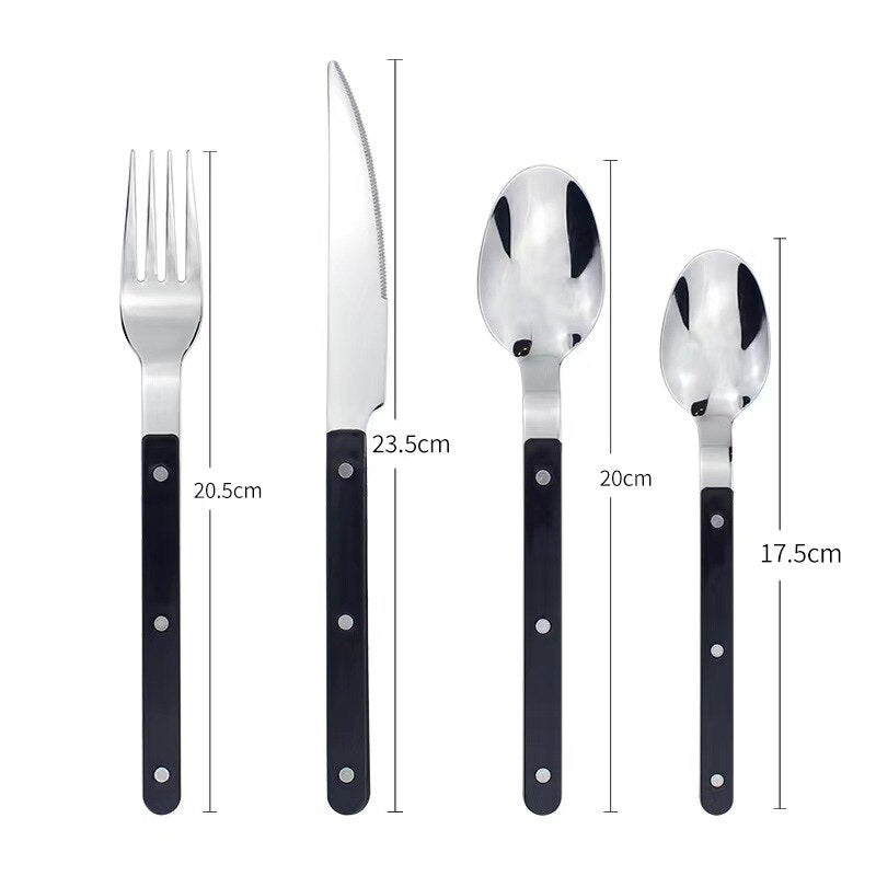 Classic Bistro Cutlery Set | Modern Stainless Steel