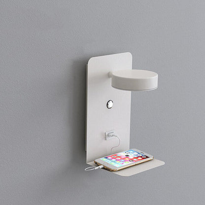 Modern Square LED USB Rechargeable Wall Sconce Lamp