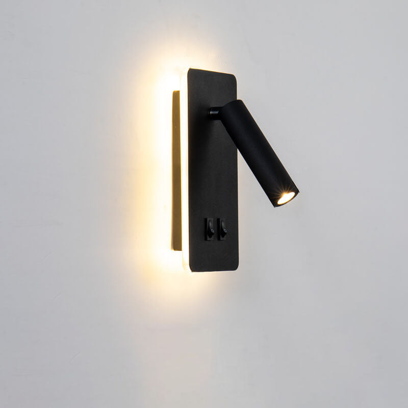 Nordic Minimalist Spotlight Rotatable LED Reading Wall Sconce Lamp