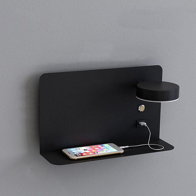 Modern Square LED USB Rechargeable Wall Sconce Lamp