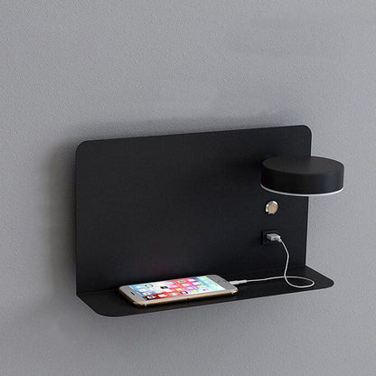 Modern Square LED USB Rechargeable Wall Sconce Lamp