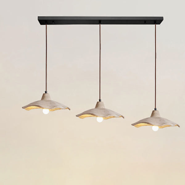 Japanese Vintage Flower Shape Pendant Light