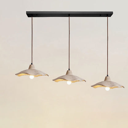 Japanese Vintage Flower Shape Pendant Light