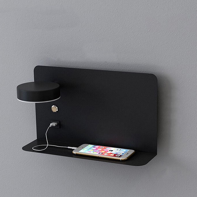 Modern Square LED USB Rechargeable Wall Sconce Lamp