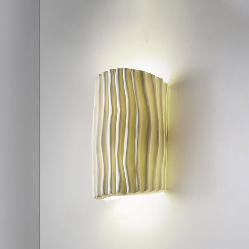 Nordic Creative Striped Half Cylinder Wall Sconce Lamp