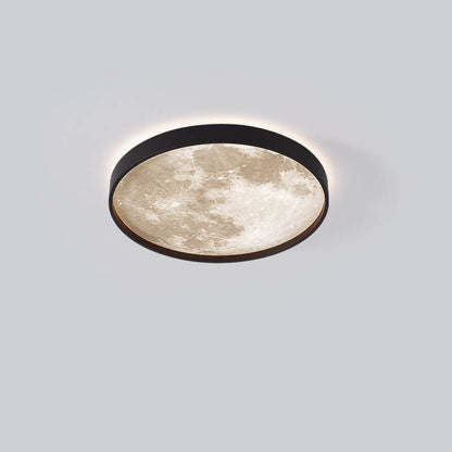 Nordic Moon Round LED Flush Mount Ceiling Light
