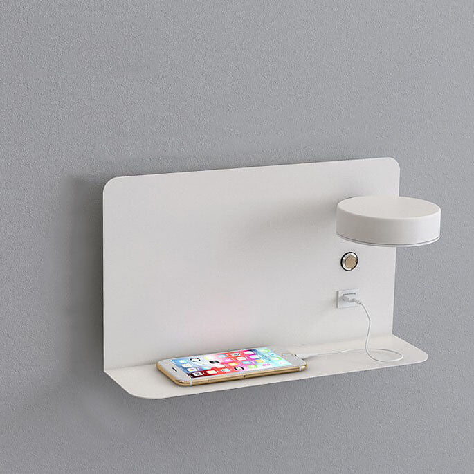 Modern Square LED USB Rechargeable Wall Sconce Lamp