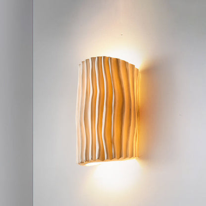 Nordic Creative Striped Half Cylinder Wall Sconce Lamp