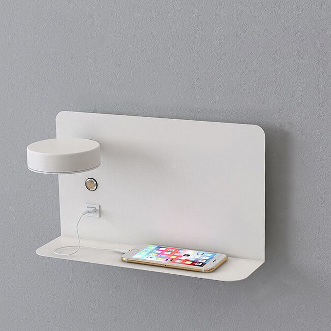 Modern Square LED USB Rechargeable Wall Sconce Lamp