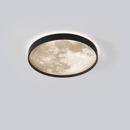 Nordic Moon Round LED Flush Mount Ceiling Light