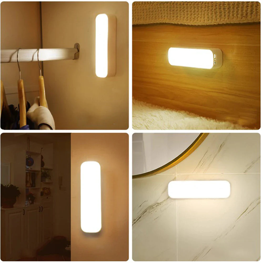 Portable LED Motion Sensor Wall Light | Wireless Cabinet Lighting for Closet