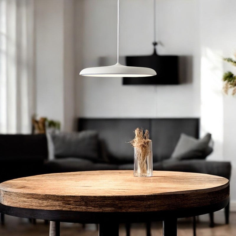 Diffuse Light Table Disc Pendant Light | Soft Diffused Lighting for Dining Table and Livin ...