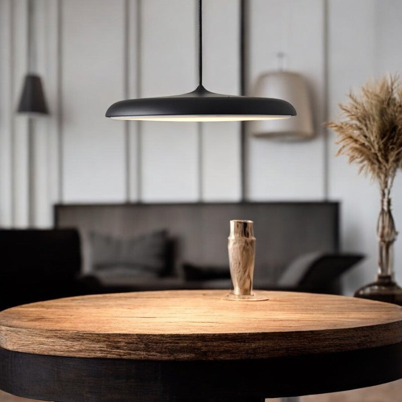 Disc Pendant Light | Soft Diffused Lighting for Dining Table and Living Room