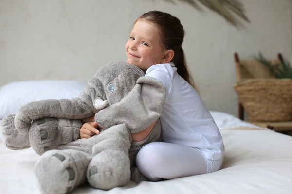Baby Elephant Pillow | Soft Plush Cuddly Toy For Naptime