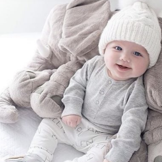 Baby Elephant Pillow | Soft Plush Cuddly Toy For Naptime